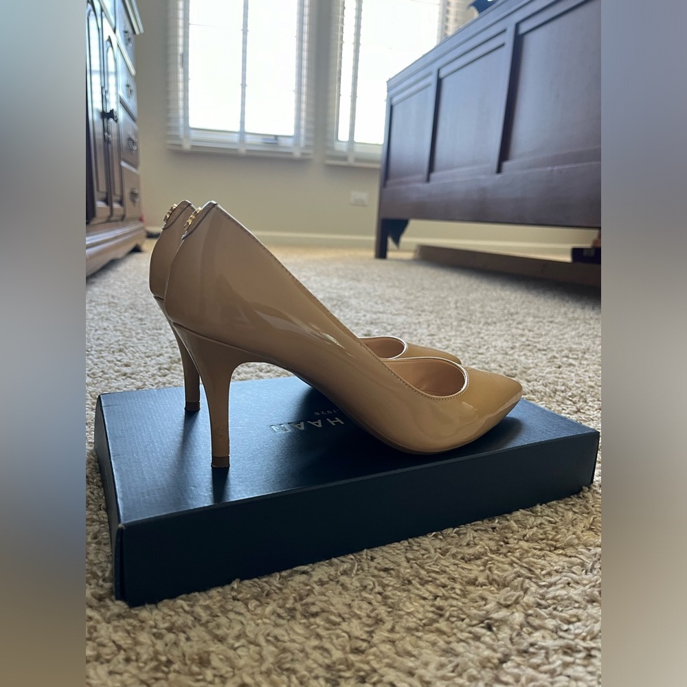 Cole Haan Prieta Pump - Maple Sugar PTNT, Size 7.5